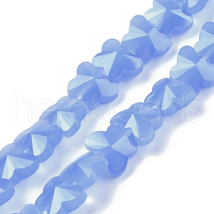 Imitation Jade Glass Beads Strands EGLA-L045-I-A02-1