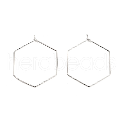 Brass Hoop Earring Findings KK-R112-039C-1