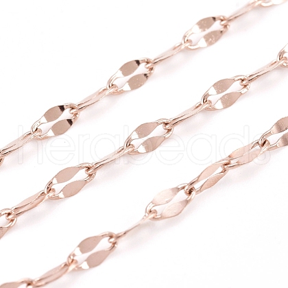 Ion Plating(IP) 304 Stainless Steel Dapped Chains CHS-D028-01RG-1