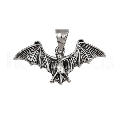 304 Stainless Steel Pendants STAS-V012-02AS-1