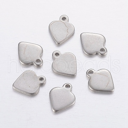 Tarnish Resistant 304 Stainless Steel Stamping Blank Tag Pendants STAS-P198-61-1