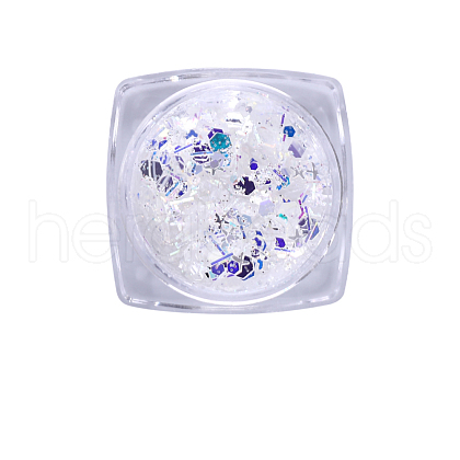 Laser Shiny Nail Art Decoration Accessories MRMJ-T063-458F-1