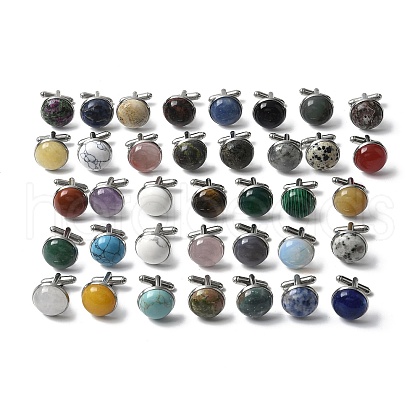 304 Stainless Steel Cuff Buttons G-C185-02P-1