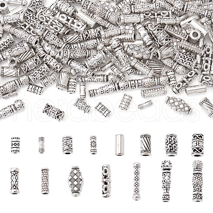 Tibetan Style Alloy Beads TIBEB-TA0001-18AS-1