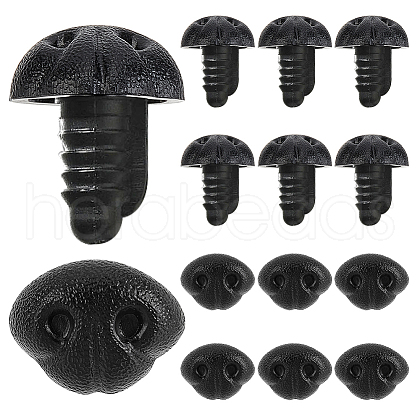 Gorgecraft Plastic Craft Safety Screw Dog Noses DIY-GF0005-56-1