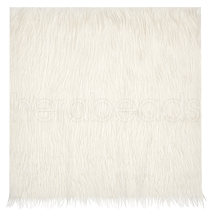 Super Soft Imitation Rabbit Plush Polyester Fabric DIY-WH0032-91D-1