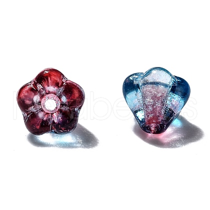 Transparent Czech Glass Beads GLAA-G070-05B-013-1