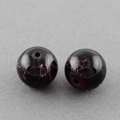 Drawbench Transparent Glass Beads Strands GLAD-Q012-6mm-24-1