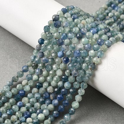 Natural Kyanite/Cyanite/Disthene Beads Strands G-G259-D04-4mm-1