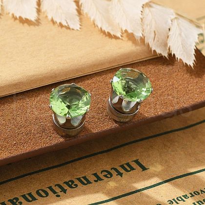 Cubic Zirconia Clip-on Earrings EJEW-L100-01P-05-1