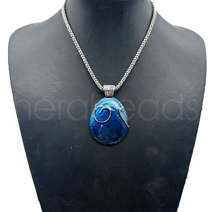 Fashion Unisex Alloy Enamel Pendant Necklaces YH1785-3-1