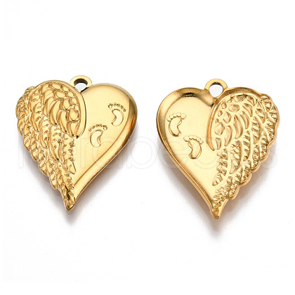 Ion Plating(IP) 201 Stainless Steel Pendants STAS-N098-144LG-1
