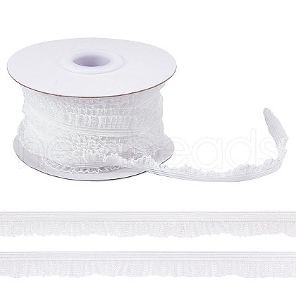 Polyester Elastic Stretch Lace Trim DIY-WH0430-852A-1
