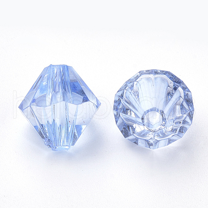 Transparent Acrylic Beads TACR-S146-6mm-16-1