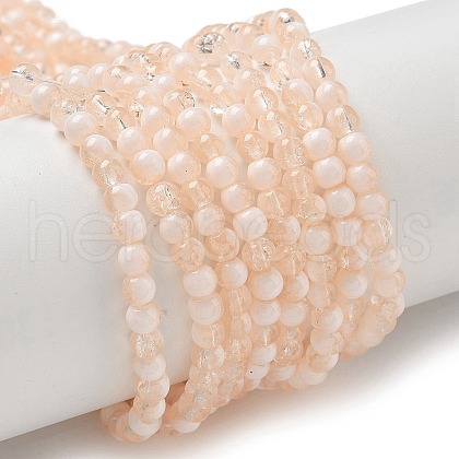 Crackle Glass Beads Strands GLAA-U001-4mm-05-1
