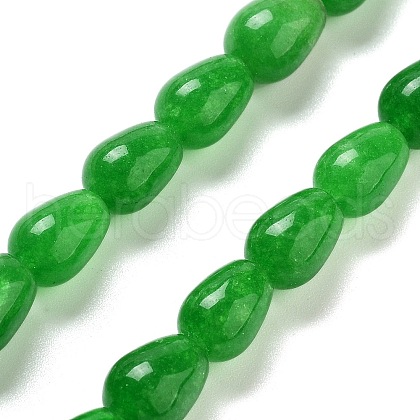 Natural Malaysia Jade Dyed Beads Strands G-B106-A09-01-1