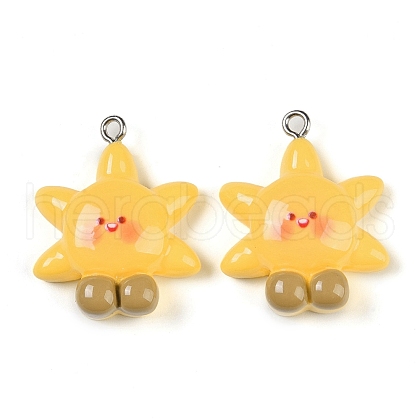 Resin Pendants RESI-U004-01D-1