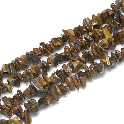 Natural Tiger Eye Beads Strands X-G-S315-11-1