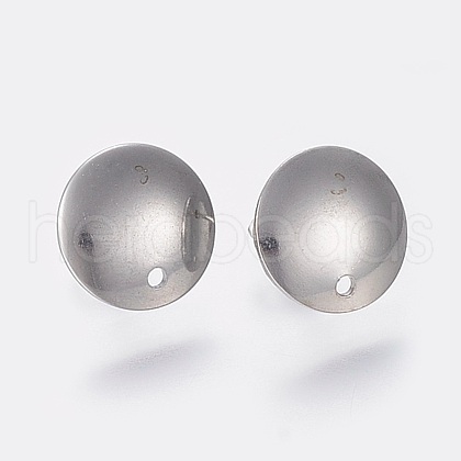 304 Stainless Steel Stud Earring Findings STAS-K184-03-01P-1