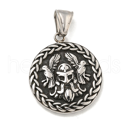 316 Surgical Stainless Steel Pendants STAS-E212-75AS-1
