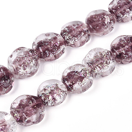 Handmade Lampwork Beads Strands LAMP-N028-04D-1