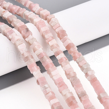 Natural Pink Opal Beads Strands G-T140-49C-1
