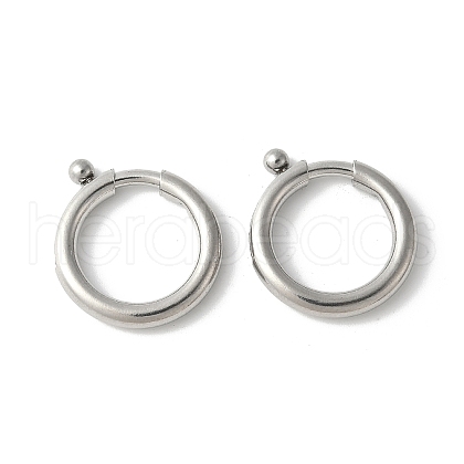 316 Surgical Stainless Steel Spring Gate Rings STAS-H234-06P-02-1