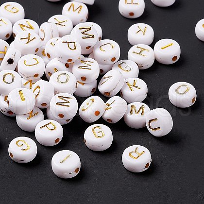 Plating Acrylic Beads PACR-R242-01-M-1