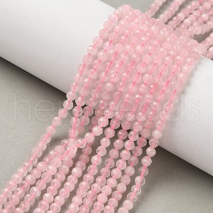 Natural Rose Quartz Beads Strands G-C201-B05-4mm-1
