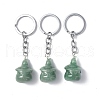 Natural Green Aventurine Keychains KEYC-P011-04P-06-1