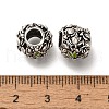 Rack Plating Alloy Enamel European Beads X-PALLOY-P307-14AS-2