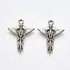 Tibetan Style Alloy Pendants TIBE-T010-27AS-RS-1