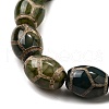 Tibetan Style dZi Beads Strands G-S389-A10-4