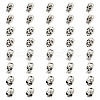 HOBBIESAY 40Pcs 4 Styles Halloween Theme Tibetan Style Alloy Beads FIND-HY0003-85-1