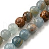 Natural Blue Calcite Beads Strands G-H312-C02-12mm-2