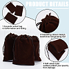 Beebeecraft Velvet Jewelry Drawstring Gift Bags ABAG-BBC0001-10C-03-6