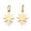 Ion Plating(IP) 304 Stainless Steel Pendants STAS-T064-79G-1
