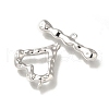 Brass Toggle Clasps KK-H480-01P-2