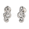 304 Stainless Steel Cartilage Earrings EJEW-B066-01E-P-1