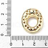 Brass Micro Pave Cubic Zirconia Pendants KK-Z108-02G-O-3