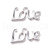 304 Stainless Steel Charms STAS-H436-50S-4