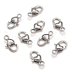 Tibetan Style Alloy Lobster Claw Clasps TIBE-KS0001-05AS-3