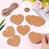 SOFPLATE 200Pcs Blank Kraft Paper Gift Tags CDIS-SP0001-10A-3