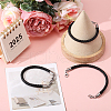 CHGCRAFT 3Pcs Imitation Leather Wrap Wide Cord Bracelet with Stainless Steel Lobster Clasp for Men Women BJEW-CA0001-10A-4