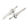 Tibetan Style Alloy Big Pendants FIND-G078-32B-AS-2