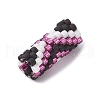 Handmade Glass Seed Beaded European Beads PALLOY-MZ00694-05-4