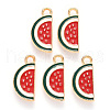 Alloy Enamel Pendants X-ENAM-S121-018-2