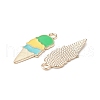 Summer Theme Alloy Enamel Pendants ENAM-YW0002-86G-3