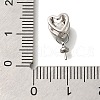Brass Paua Shell Cup Pearl Peg Bails Pin Pendants KK-K389-148P-3