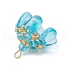 Glass & Seed Beads Pendants PALLOY-MZ00648-01-4